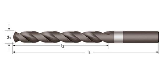 A108 - dormer hss templado al vapor 135°  broca , serie corta punta afilada serie corta din 338