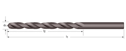 A110 - dormer hss templado al vapor 118°  broca, serie larga larga din 340