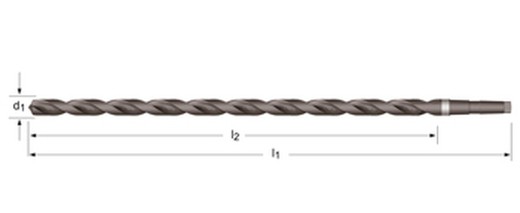 A345 - dormer hss templado al vapor 118°  broca serie extra larga xl din 1870 (1)