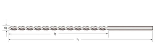 A976 - dormer hss-e brillante pfx 130°  broca pfx extra larga xl din 1869 / 1