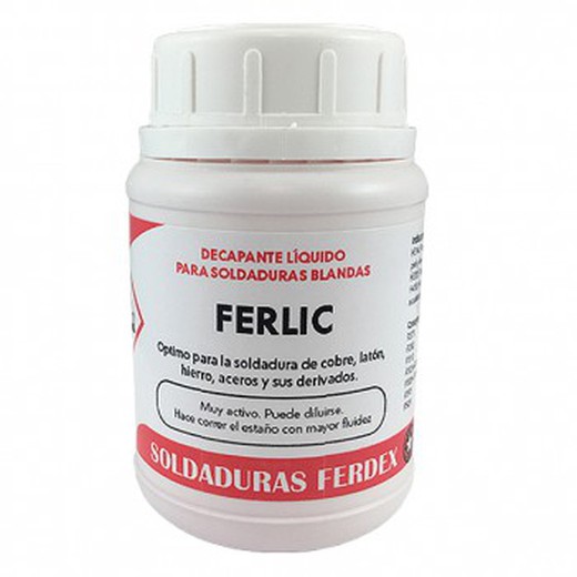 Aceite desoxidante ferlic para soldaduras blandas