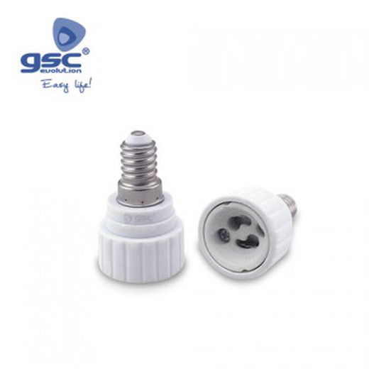 Adaptador e14 a gu10 ref. 002201334