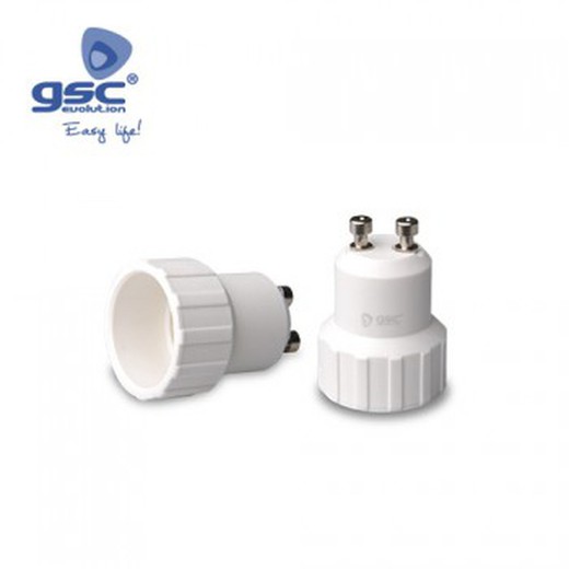 Adaptador gu10 a e14 ref. 002201344