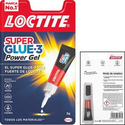 Adhesivo instantáneo loctite "super glue-3 power gel" 3 gr.