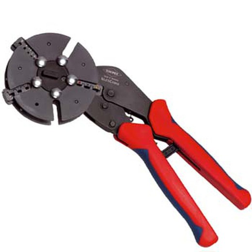 Alicates de entallaje knipex mod. 97 33 01 con portador de mordazas intercambiables