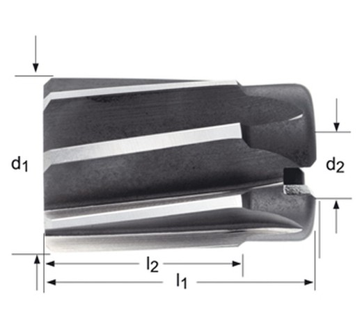 B955 - dormer hss-e brillante/templado al vapor escariador hueco b din 219