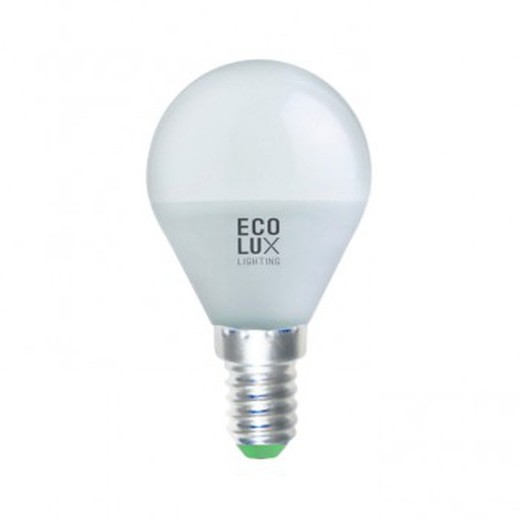 Lâmpada led e14 5w 380-420lm mod. Depois esférico