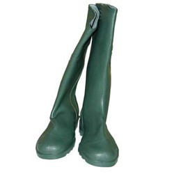 Botas de trabajo verde alta