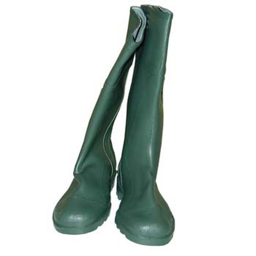 Botas de trabalho altas verdes