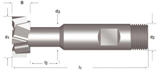 C800 - dormer hss-e brillante din 1835 b d shank fresas de ranurar en ?T? N din 851 din 851