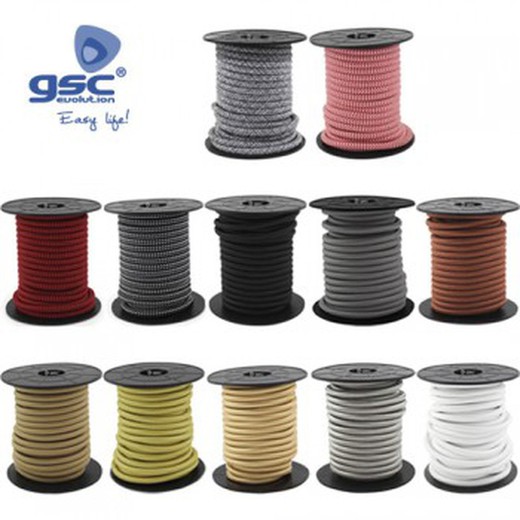 Cable textil 10m ref. 3902987-3902988-3902989-3902990-3902991-3902992-3902993-3902994-3902995-3902996-3902997-3902998