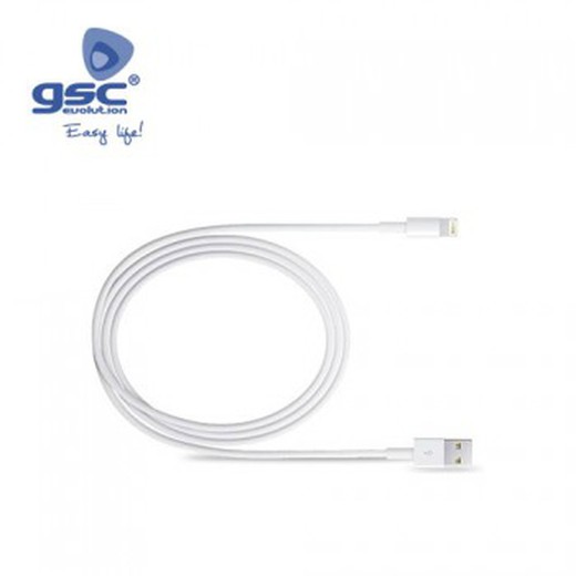 Cable usb para iphone 5 / 5s / 6 / 6s / 7 / 8 / x ref. 1401649-1403687-1403688