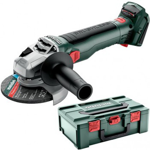 Carcasa de amoladora angular de batería metabo mod. W 18 lt bl 11-125 (sin batería)