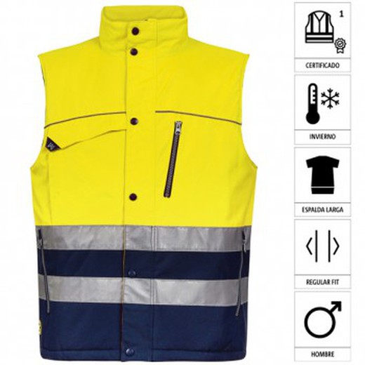 Gilet rembourré haute visibilité confort fit mod. 04834