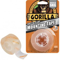 Cinta doble cara transparente gorilla mounting tape