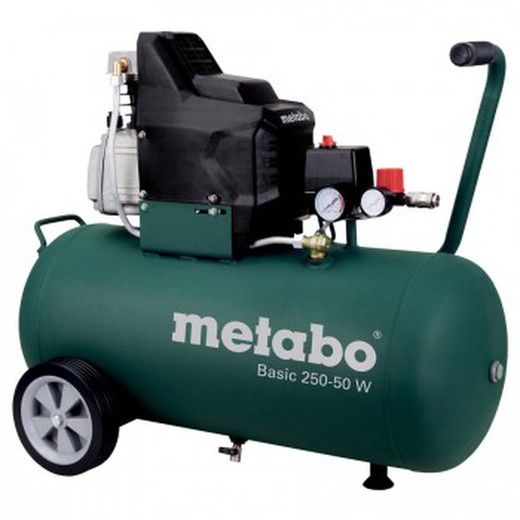 Compresor metabo con aceite mod. Basic 250-50 w