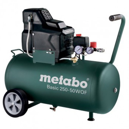 Compresor metabo sin aceite mod. Basic 250-50 w of