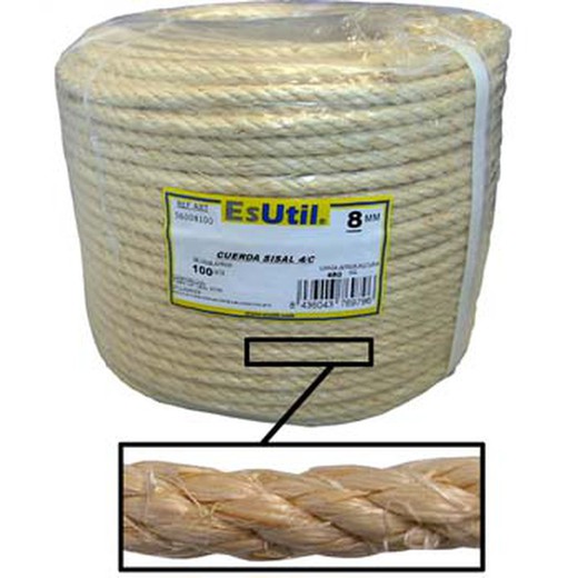 Cuerda de sisal de 4 cabos