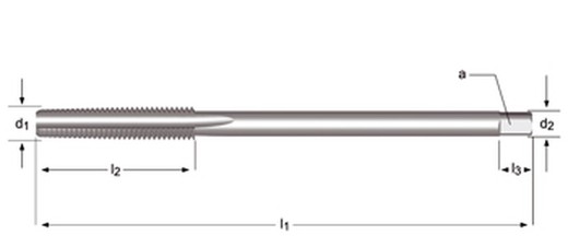 E303 - dormer hss-e brillante m  m machos de máquina estrías rectas estrías rectas din 357