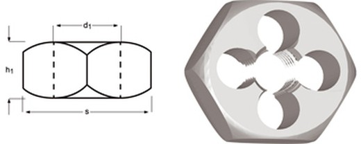 F302 - dormer hss brillante m  m terrajas, exterior hexagonal bs 1127:1950