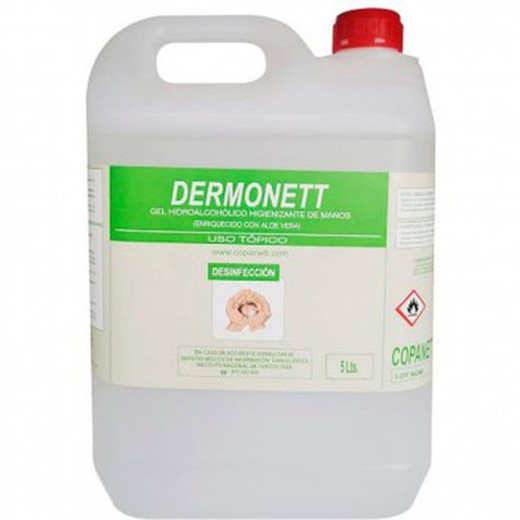 Gel hydroalcoolique Dermonett (5 litres)