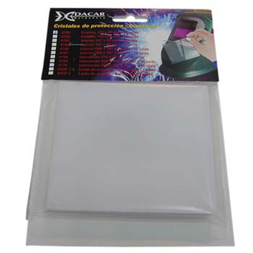 Jeu de couvercles de filtre externes pour DC-1 110 x 97 mm.