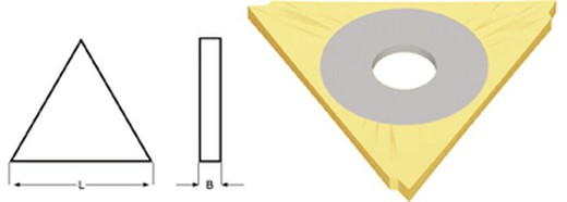 K310 - dormer hss-e tin cuchillas de tronzar 0° corte dormer