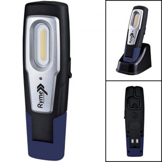 Wiederaufladbare 350 Lumen LED-Arbeitslampe + UV-Licht Ref. Lux (814003)