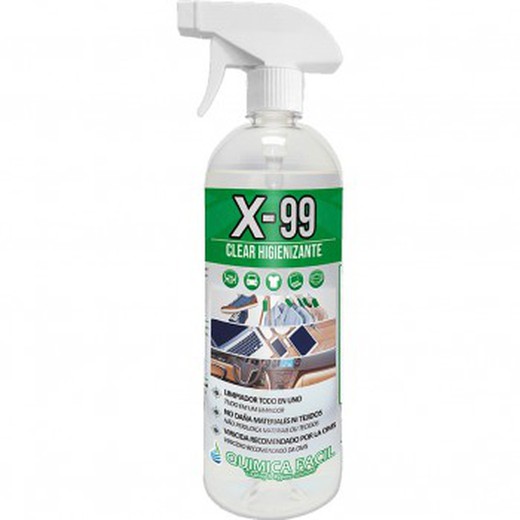 Nettoyant multi-usages assainissant hydroalcoolique x-99 (1 litre) réf. 209290-1