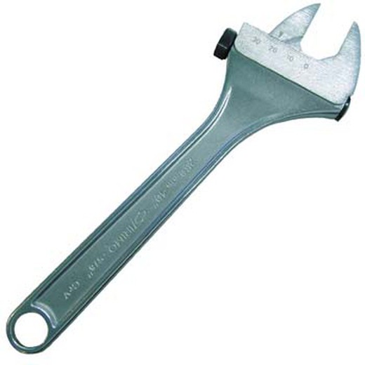 Llave ajustable de moleta lateral