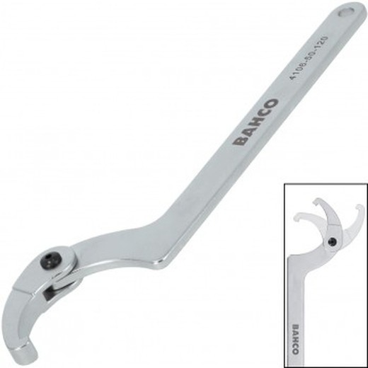 Llave de gancho flexible con cabeza ajustable ref. 4106