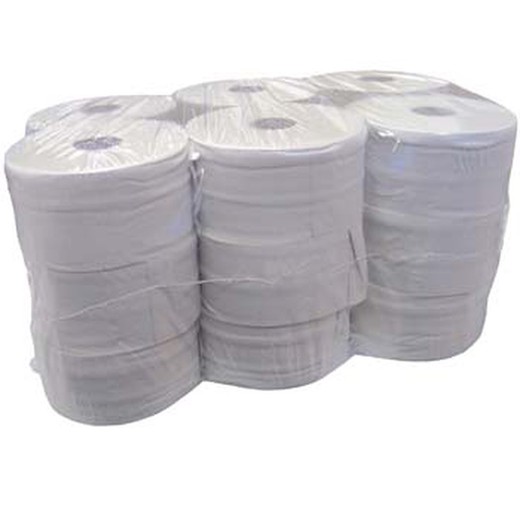 Lot de 18 rouleaux de papier toilette industriel