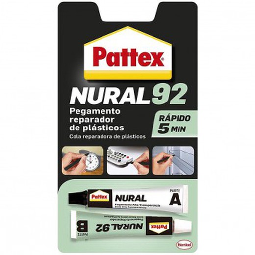 Pegamento reparador de plásticos nural 92