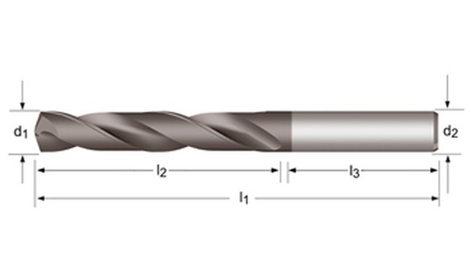 R458 - dormer metal duro tialn mp-x 140°  broca corta - mp-x 3xd corta din 6537 k