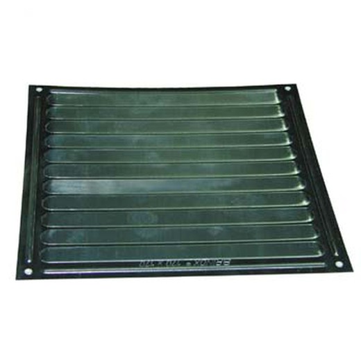 Grille de ventilation carrée avec adhésif ou vis (17x17 cm)