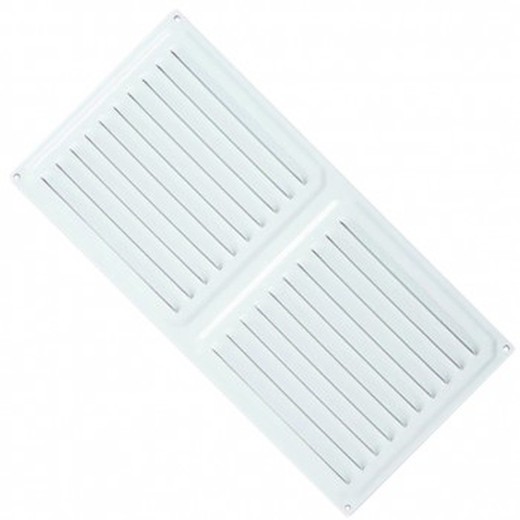 Grille de ventilation rectangulaire à visser (15x30 cm)