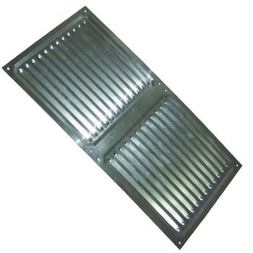 Grille de ventilation rectangulaire à visser (20x40 cm)