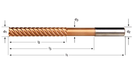 S527 - dormer metal duro tisin din 6535 ha shank fresas de acabado n dormer dormer