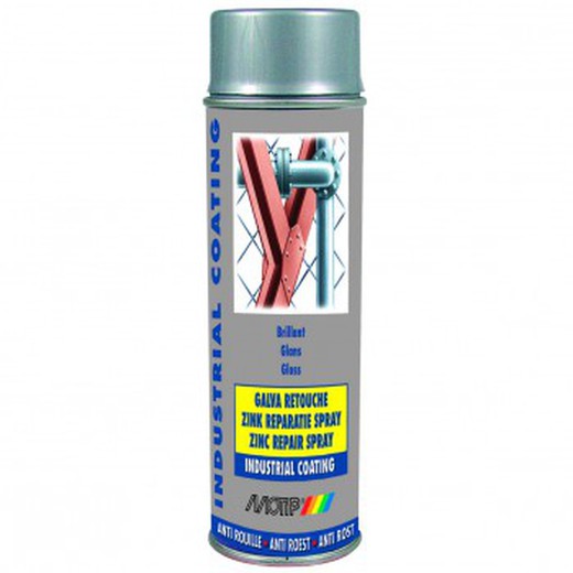 Spray reparador de zinc brillante