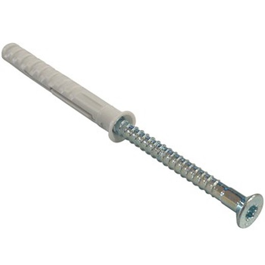 Taco largo multi-material con cabeza avellanada torx mod. Mfr sb tx