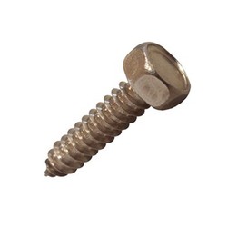 Tornillo din-7976 c autorroscante con cabeza hexagonal y de acero inoxidable a2