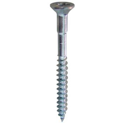 Tornillo para carpintería de aluminio de cabeza avellanada ref. Nice