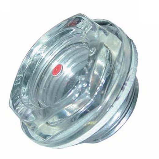 Viseira de nylon-cristal simplex