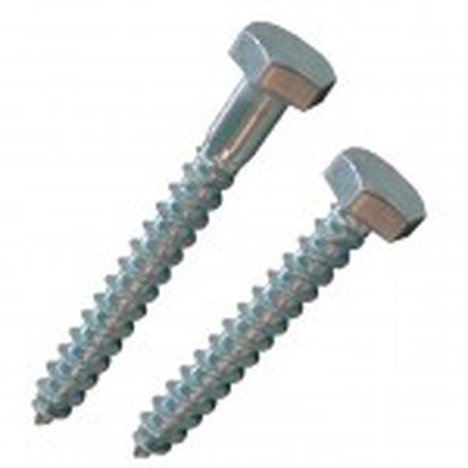 Tornillos hexagonales rosca madera