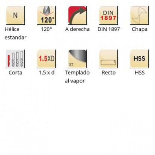 A123 - broca extra corta