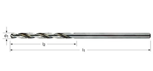 A244 - Foret extra long Dormer HSS brillant 118° NAS907A pour l'industrie aérospatiale XL NAS907