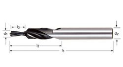 A412 - Foret étagé Dormer HSS trempé à la vapeur 118° Série courte Forets étagés Dormer 90°