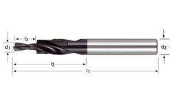 A413 - Foret étagé Dormer HSS trempé à la vapeur 118° Série courte Forets étagés Dormer 180°