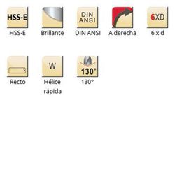 A900 - dormer hss-e brillante pfx 130°  broca pfx serie corta serie corta din/ansi