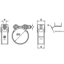 Collier de serrage haute pression Super W1